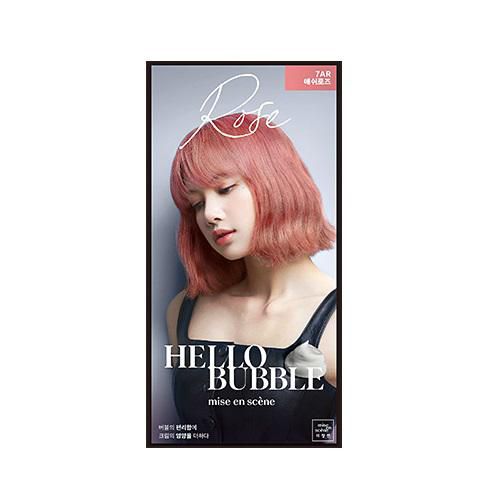 Mise-en-scène Hello Bubble Hair Dye (7AR-Ash Rose), Hello Bubble