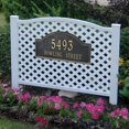 thumbnail image 2 of Decorative Lattice Screen White, 2 of 4