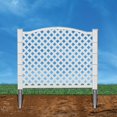 thumbnail image 4 of Decorative Lattice Screen White, 4 of 4