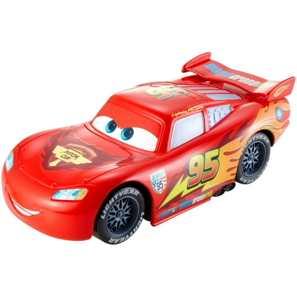 Original Disney Pixar Cars 3 Transforming Lightning McQueen Stunt Slide  Track Toy Children Boy Birthday Gift
