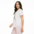 thumbnail image 2 of George Women's Soft V-Neckline Pajama Tee, 2 of 6