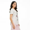 thumbnail image 2 of George Women's Soft V-Neckline Pajama Tee, 2 of 6