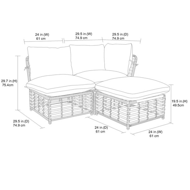 Ensemble modulaire d'atelier d'angle à 8 modules avec base d