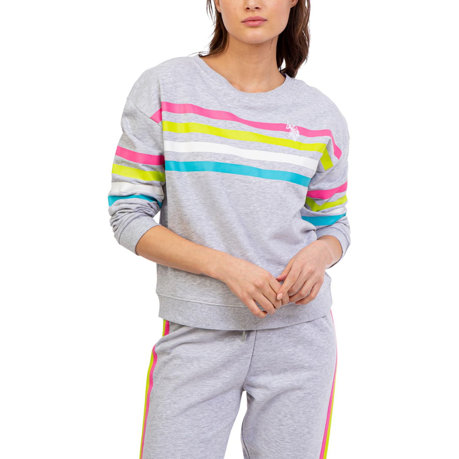 U.S. Polo Assn Sweat-shirt en molleton pour femme