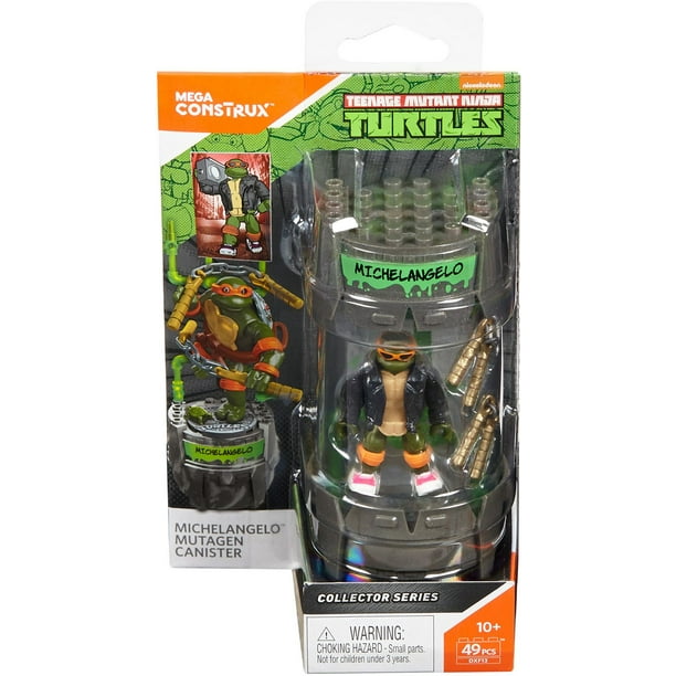 Mega Construx – Teenage Mutant Ninja Turtles – Michelangelo Contenant de mutagène