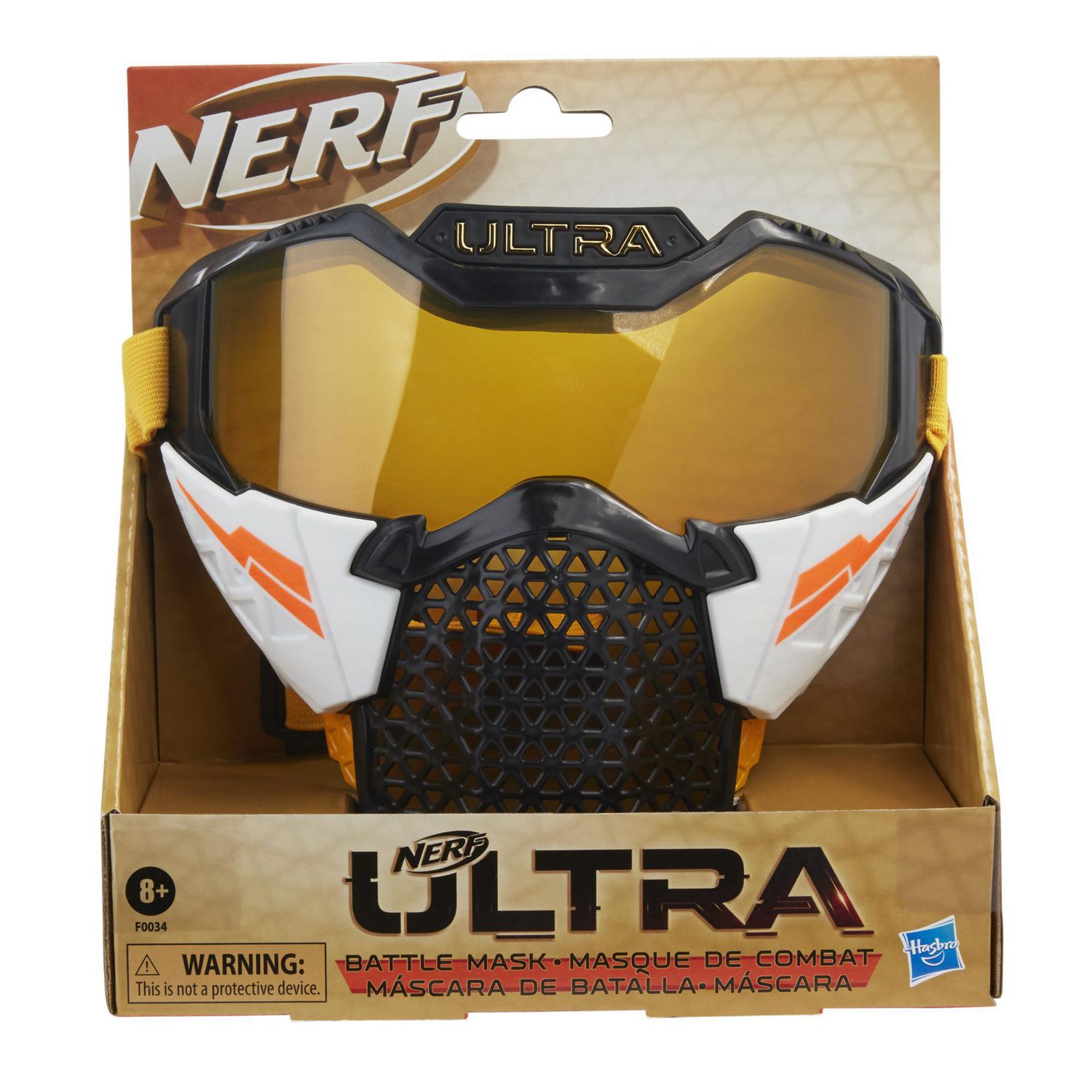 Masque de compétition Nerf Ultra, sangle ajustable, conception