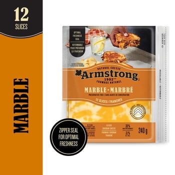 Armstrong Marble Cheddar Cheese Slices