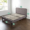 thumbnail image 4 of Zinus Melodey Curved Upholstered Platform Bed Frame with Headboard, 4 of 8
