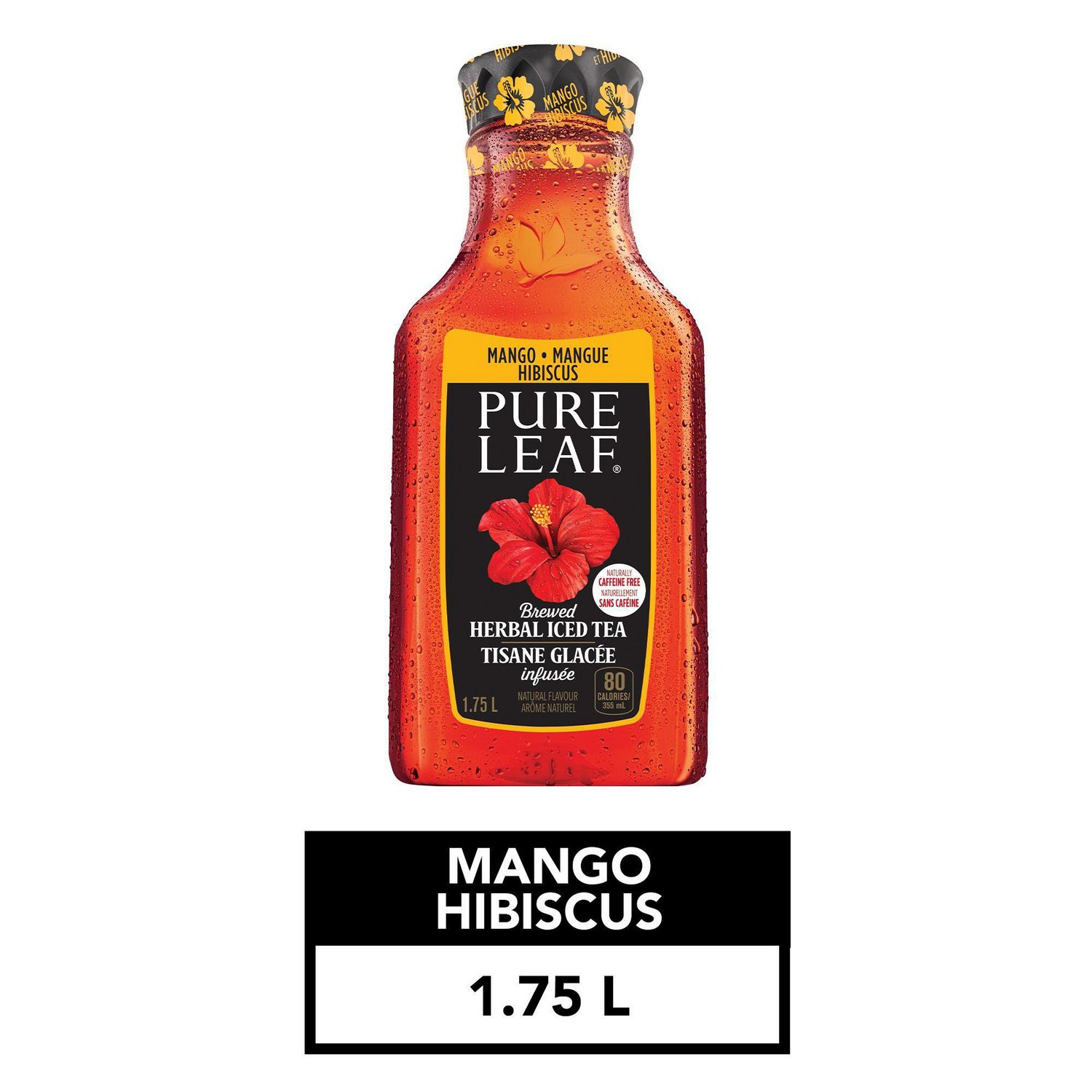 Pure Leaf Mango Hibiscus Herbal Iced Tea, 1.75 L Bottle Walmart Canada