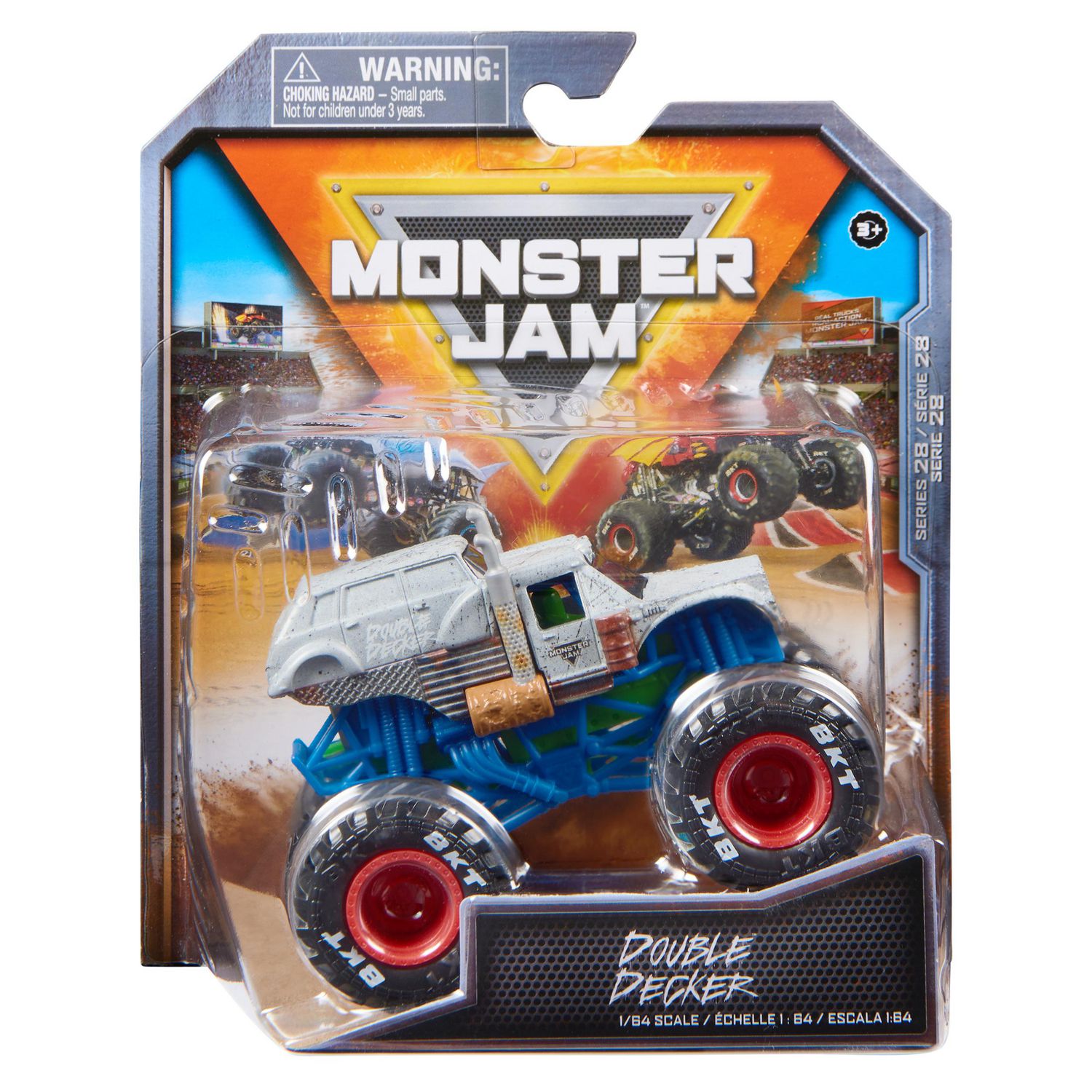 Monster Jam, Official Double Decker Monster Truck, Die-Cast