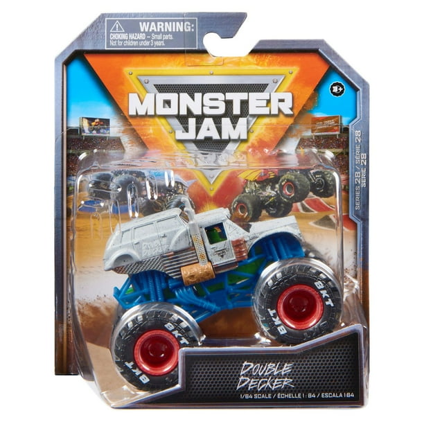 Monster Jam, Official Double Decker Monster Truck, Die-Cast Vehicle, 1: ...