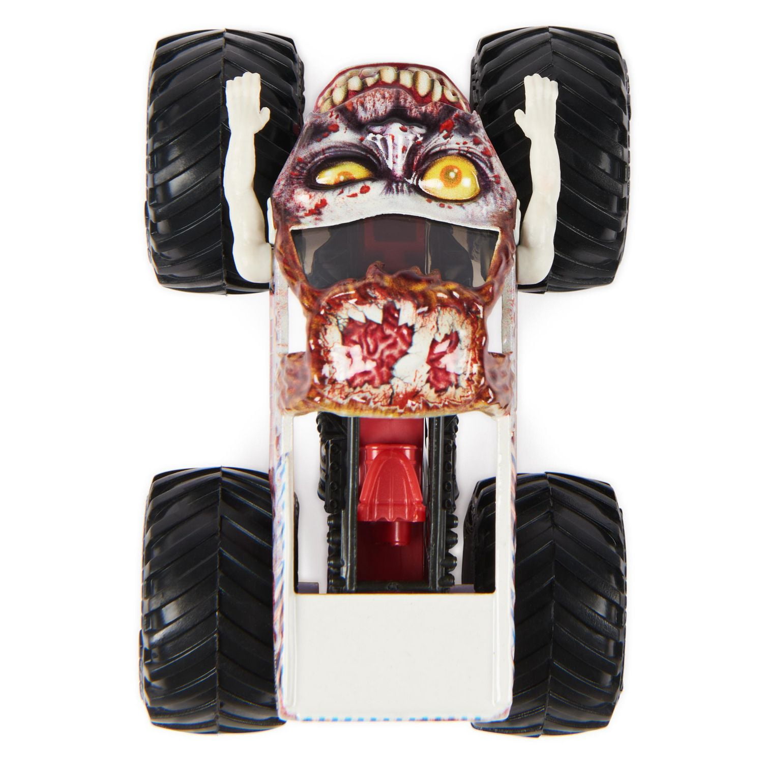 Monster Jam, Official Zombie Monster Truck, Die-Cast Vehicle, 1:64