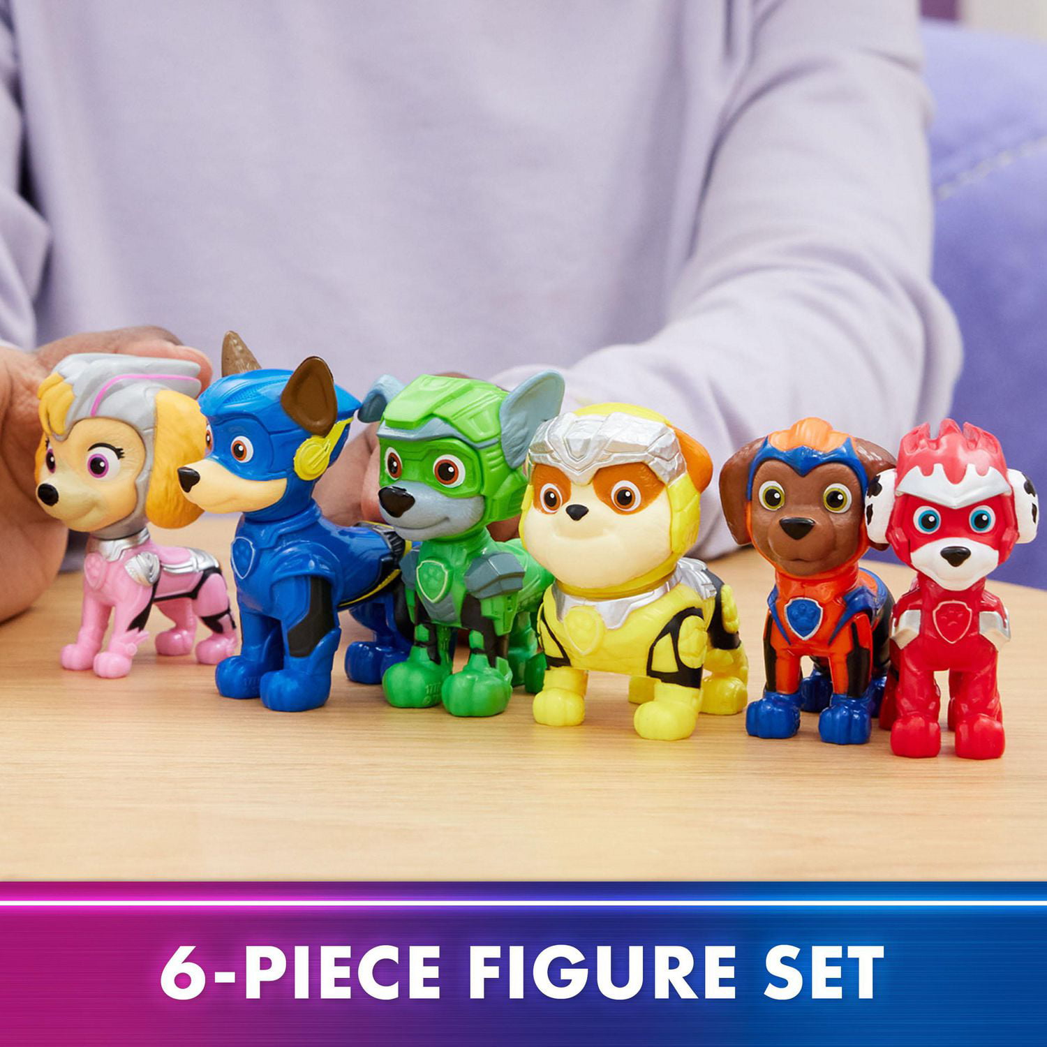 PAW Patrol: The Mighty Movie, Toy Figures Gift Pack, with 6