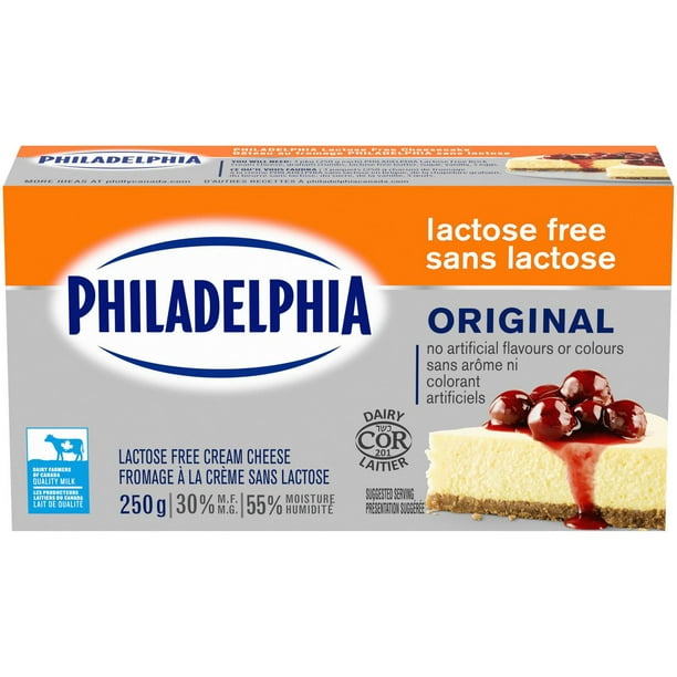 Philadelphia Original Cream Cheese, Lactose Free, 250g Walmart.ca