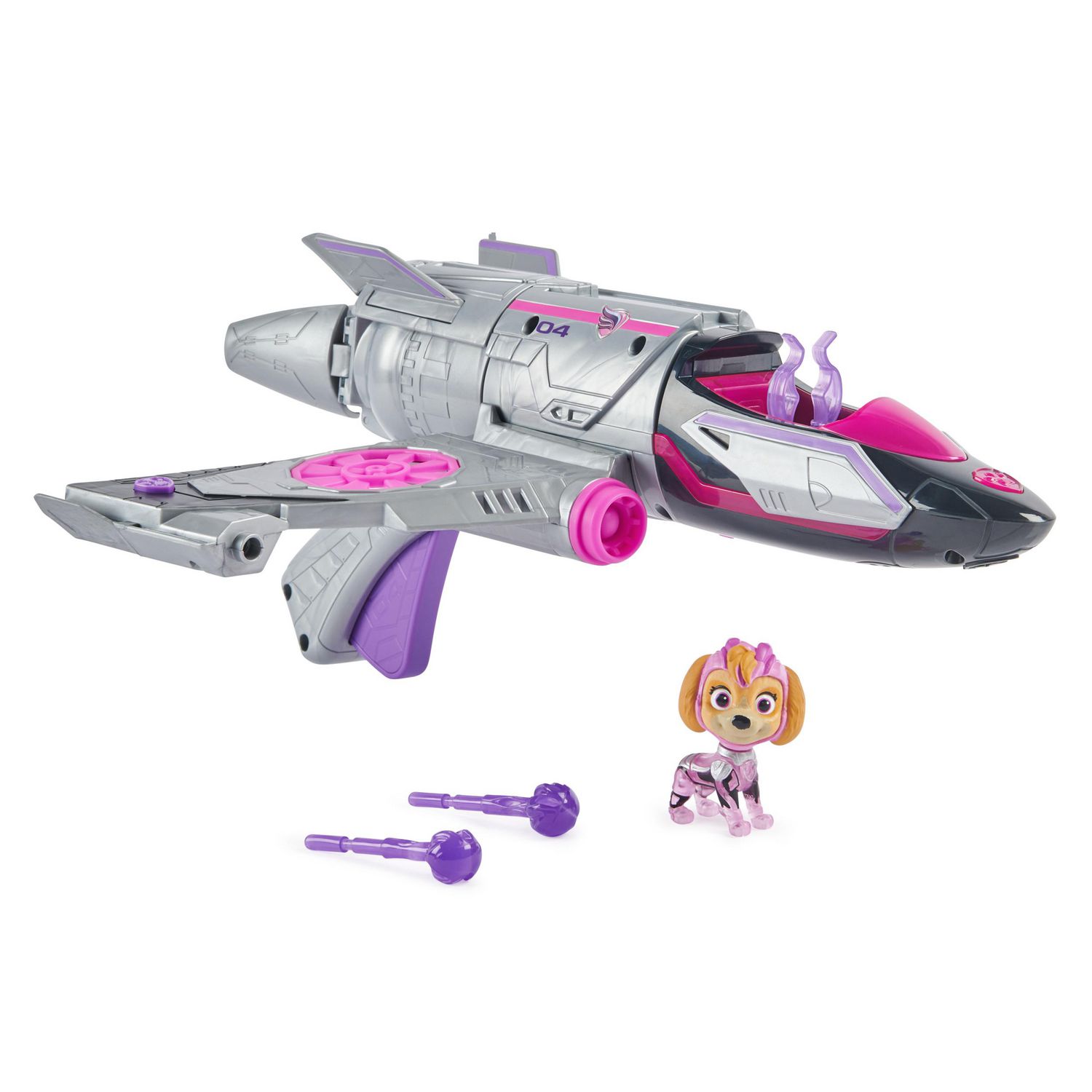 2 jouets avec Stella (Pat'Patrouille): hélicoptère & avion