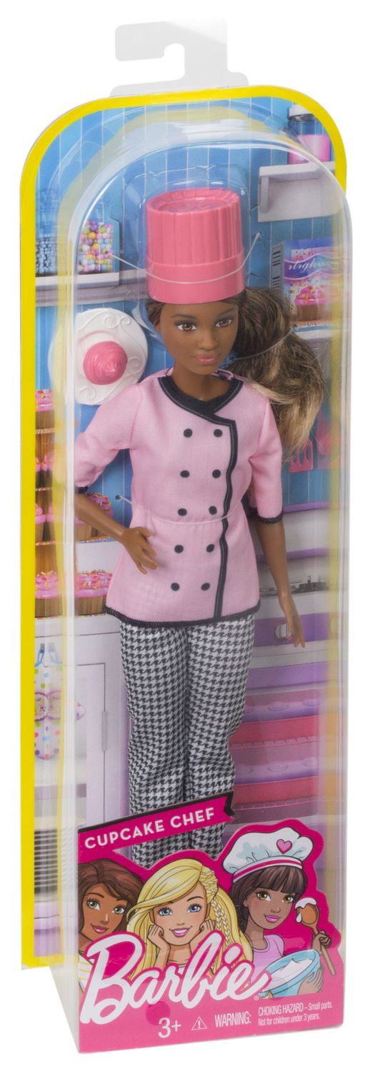 Barbie cupcake store chef doll