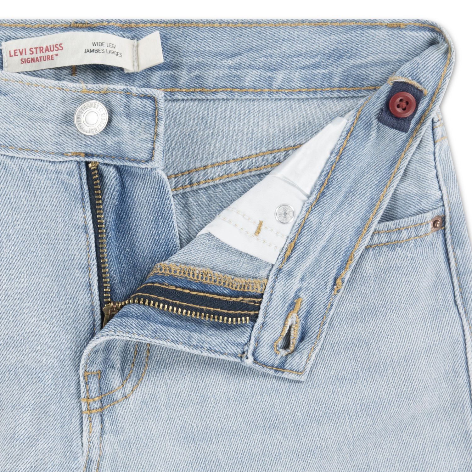 Jean taille mi-haute à jambes larges Levi Strauss Signature pour fille