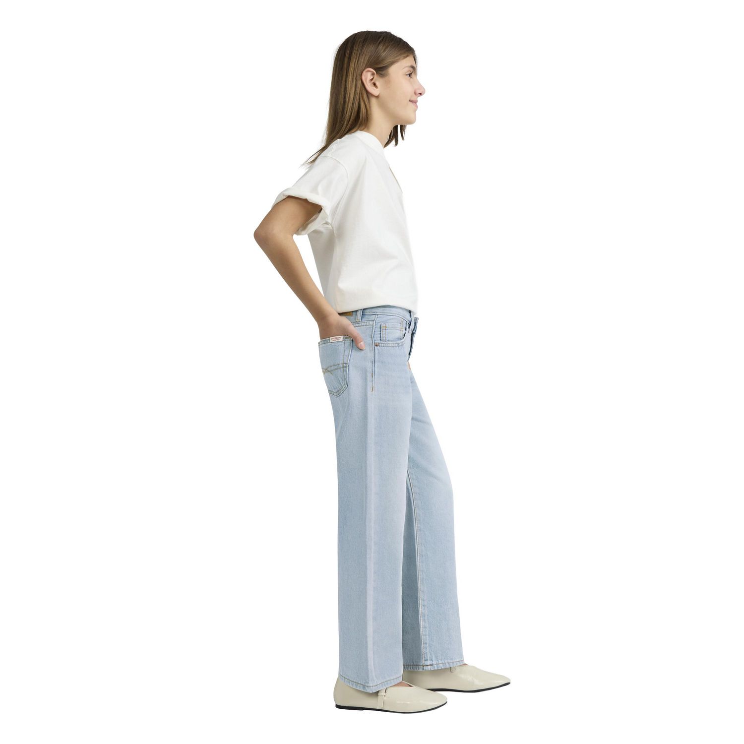 Jean taille mi-haute à jambes larges Levi Strauss Signature pour fille