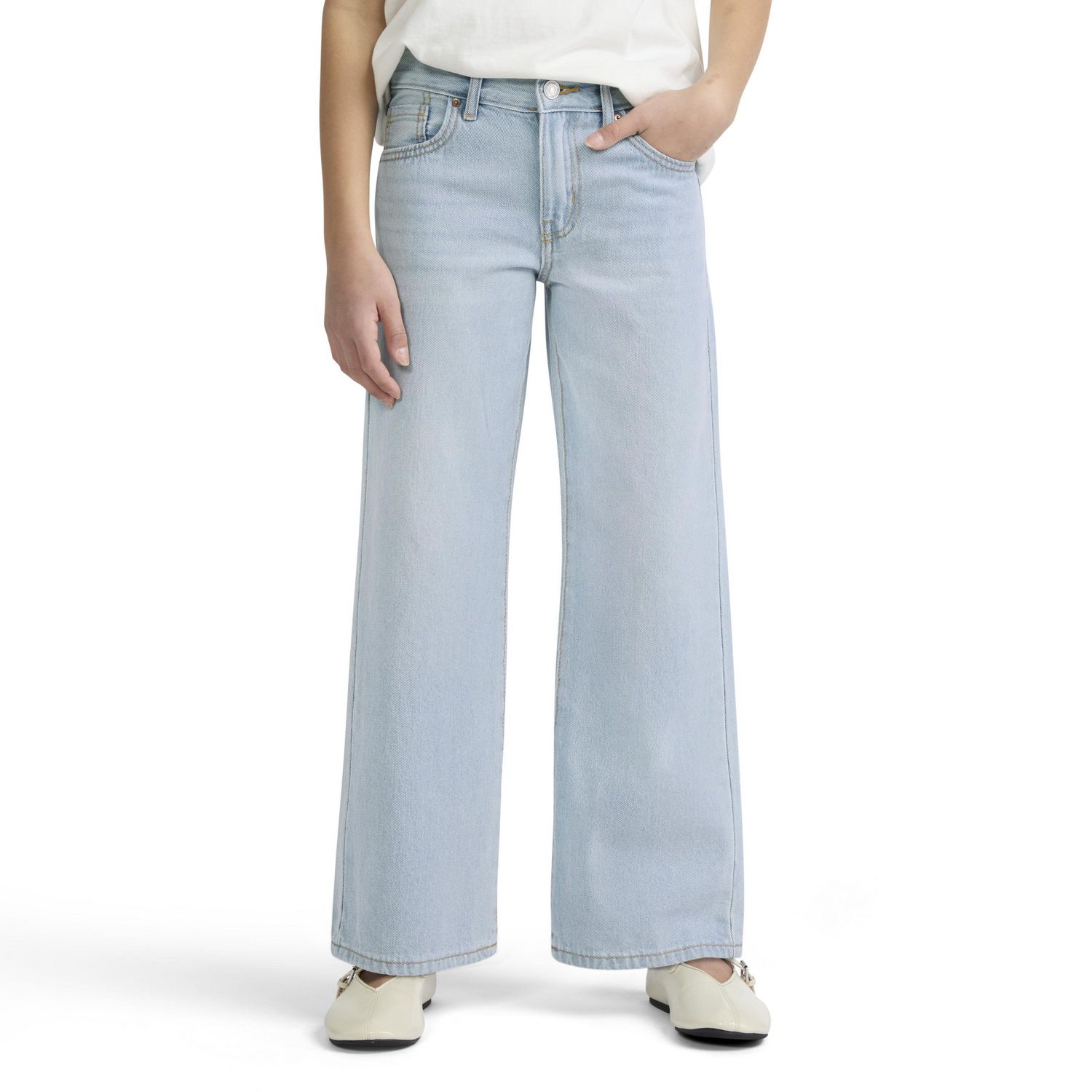 Jean taille mi-haute à jambes larges Levi Strauss Signature pour fille
