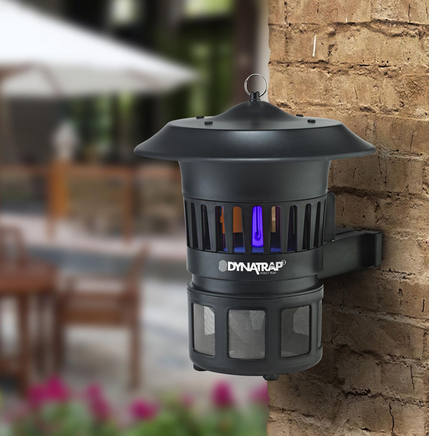 DynaTrap ½ Acre Mosquito Trap with Optional Wall Mount – Black 