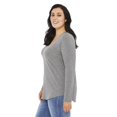 thumbnail image 2 of George Plus Women's' V-Neck Tee, 2 of 6