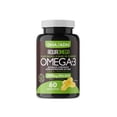thumbnail image 1 of AquaOmega Ultimate Strength Plant Based Omega 3 Supplements, Vegetarian Omega 3 Supplements, High DHA Supplement from Algae Oil, Vegan Omega 3 Supplement Made in Canada, 60 Softgels, 1 of 3