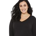 thumbnail image 4 of George Plus Women's' V-Neck Tee, 4 of 6