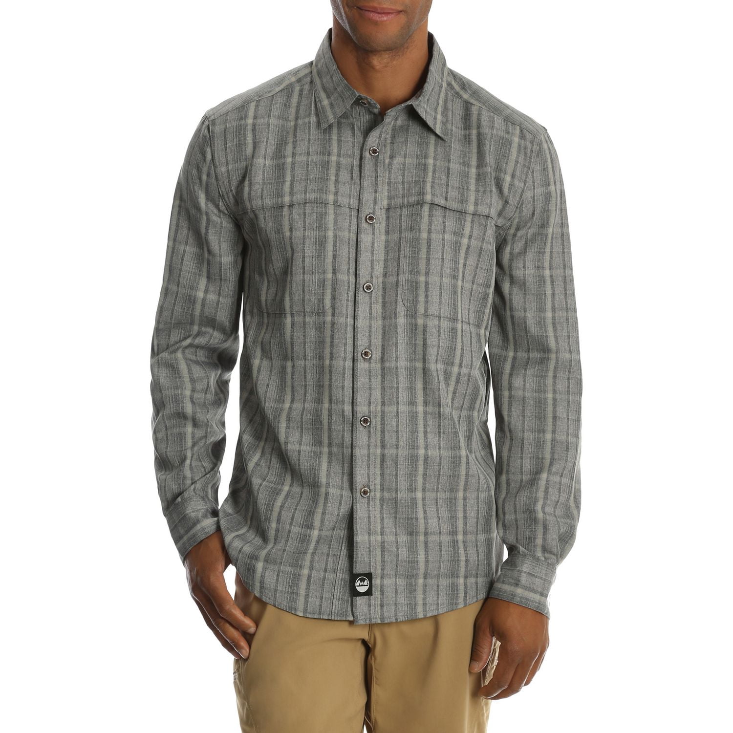 Wrangler Men's Outdoor Long Sleeve Woven Shirt Walmart Canada