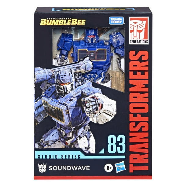 Brinquedo do filme Transformers: Bumblebee - Transformers Studio Series 83  class Voyager Soundwave - Figura de 16,5 cm para crianças acima de 8 anos 