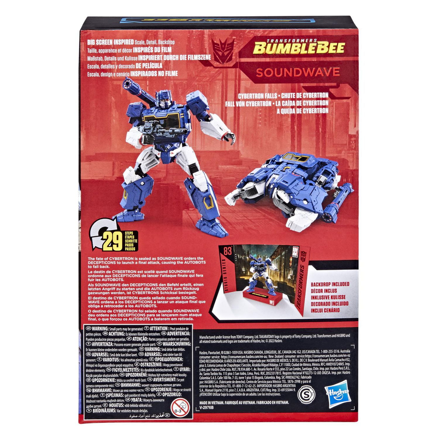 Transformers bumblebee movie sale soundwave