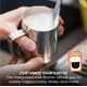 Machine à expresso Chefman Easy-Brew avec vapeur de lait, cappuccino à un ou deux coups et machine à expresso avec machine à latte<br>Mousseur, finition en acier inoxydable Machine à expresso Easy-Brew – image 4 sur 7