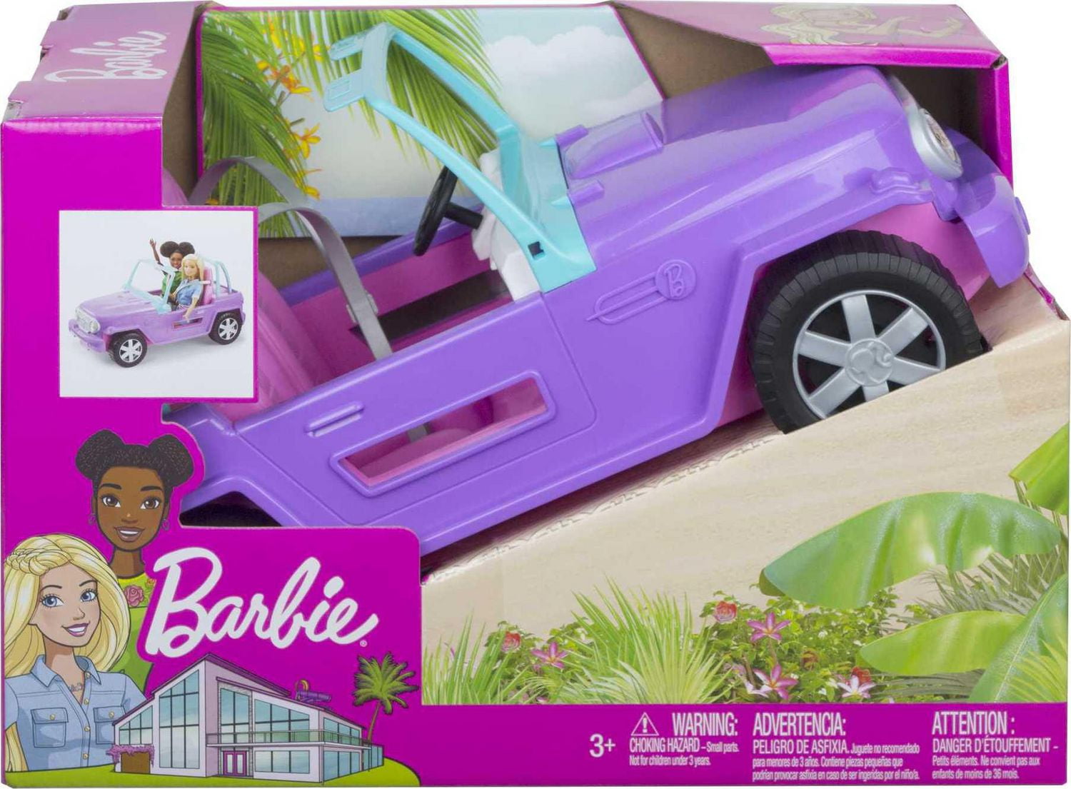 Barbie glam suv purple fun adventure barbie vehicle online