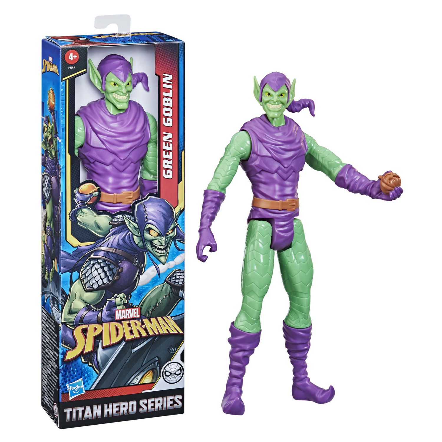 Marvel Spider Man Titan Hero Series Green Goblin Toy 12 Inch Scale