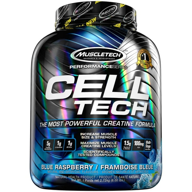 MuscleTech Cell Tech, Creatine Powder, Fruit Punch, 6lbs - Walmart.ca