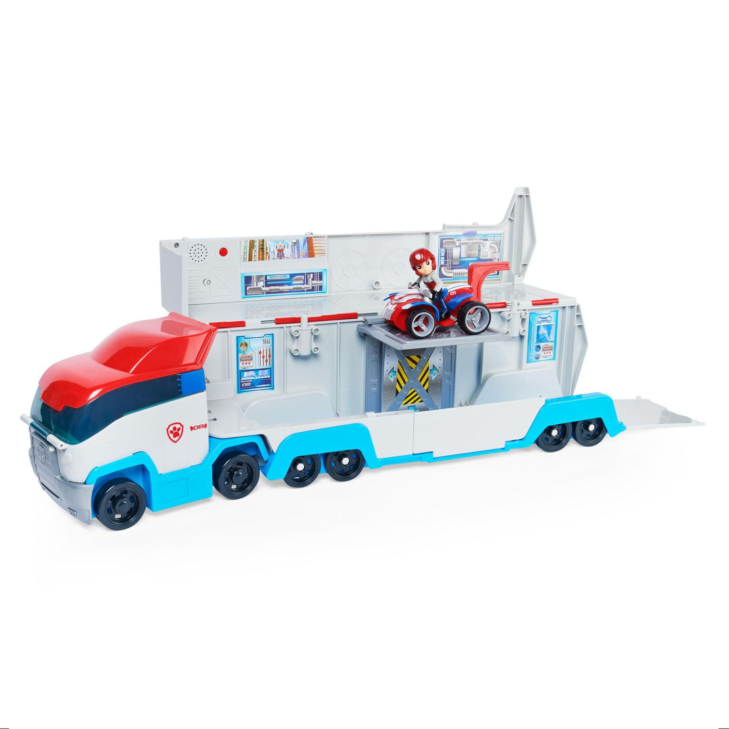 PAW Patrol Movie Transforming City PAW Patroller with Ryder Action Figure ATV Toy Car and Sounds Walmart Exclusive Kids Toys for Ages 3 and up Walmart