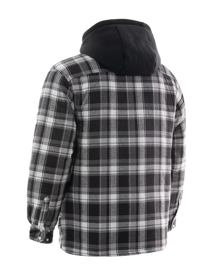 Flannel jacket clearance black and white