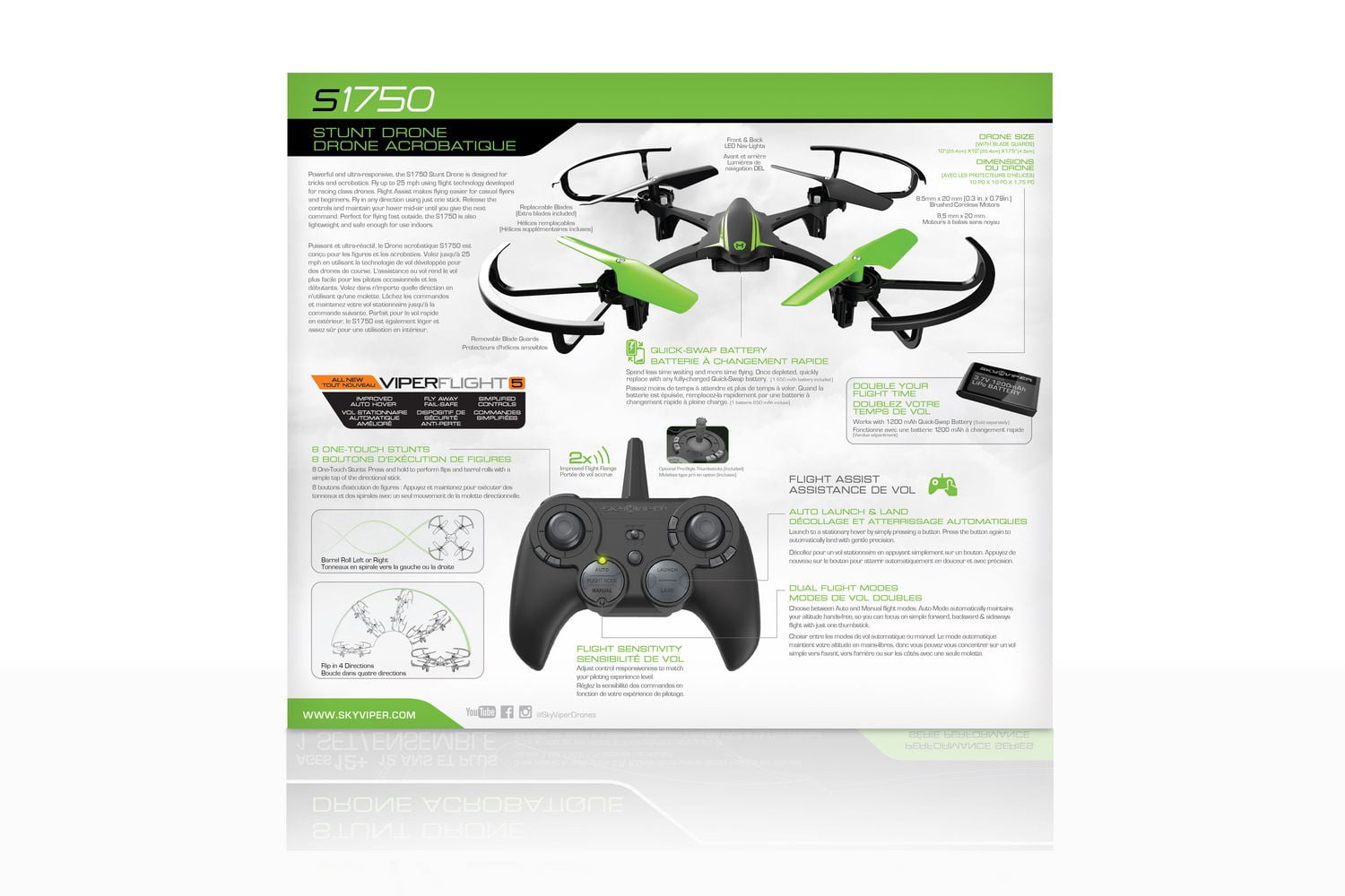 Drone sky sale viper s1750