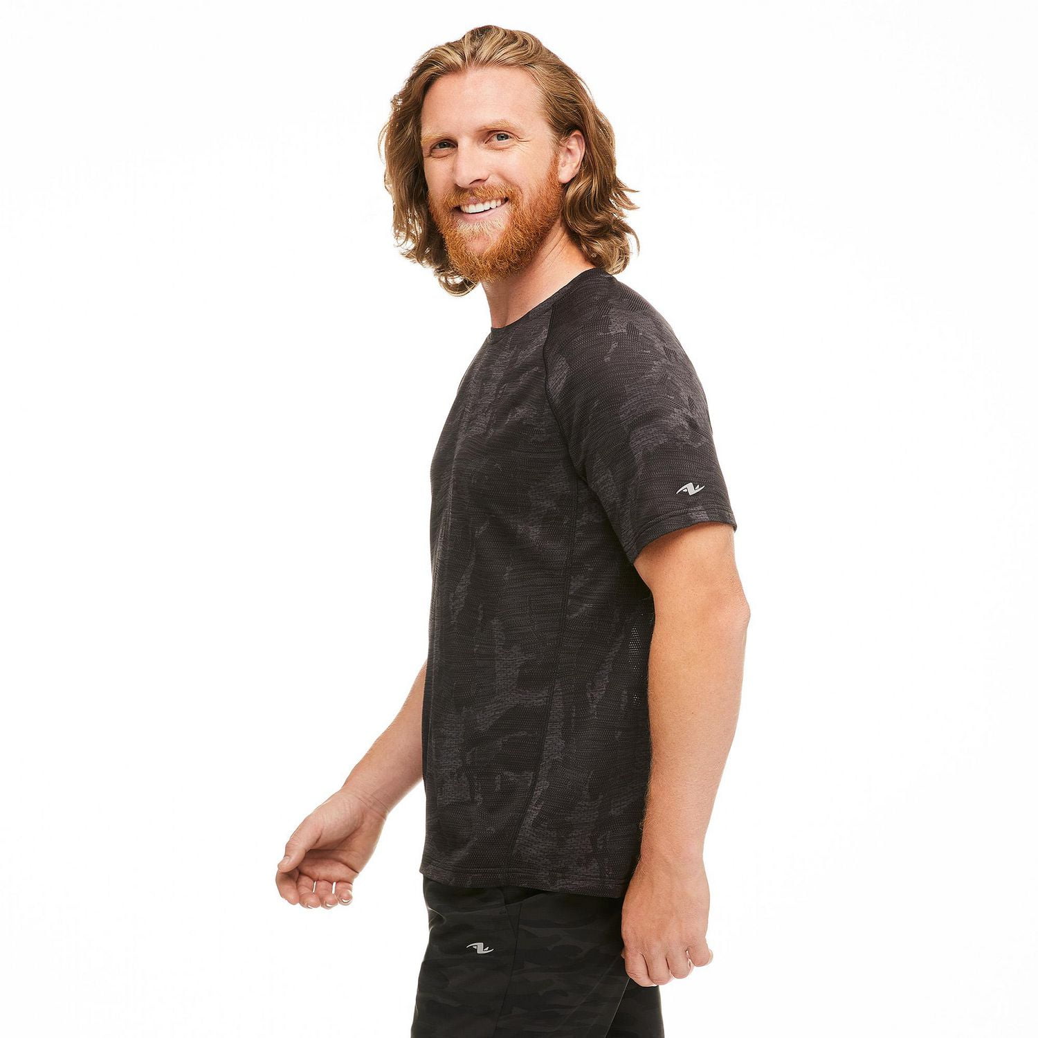 Athletic Works Men's Camo Jacquard Tee