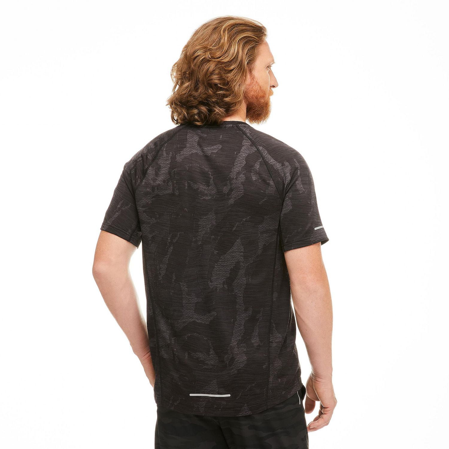 T-shirt jacquard camouflage Athletic Works pour hommes