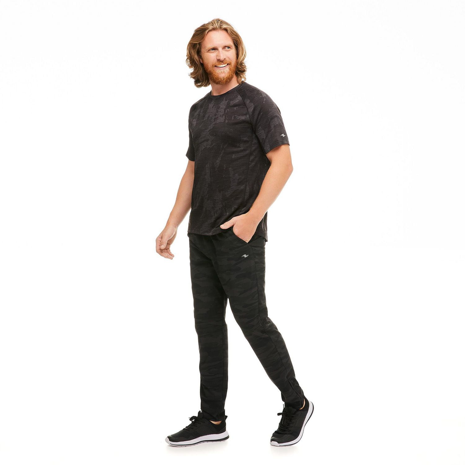 Athletic Works Men's Camo Jacquard Tee