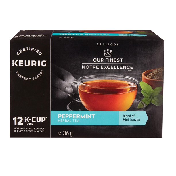 Our Finest Peppermint Herbal Tea KCup Pods, 12 Pods Walmart.ca