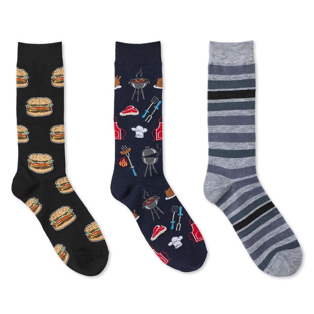 George Men's Crew Socks 3-Pack