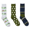 thumbnail image 1 of George Men's Crew Socks 3-Pack, 1 of 1