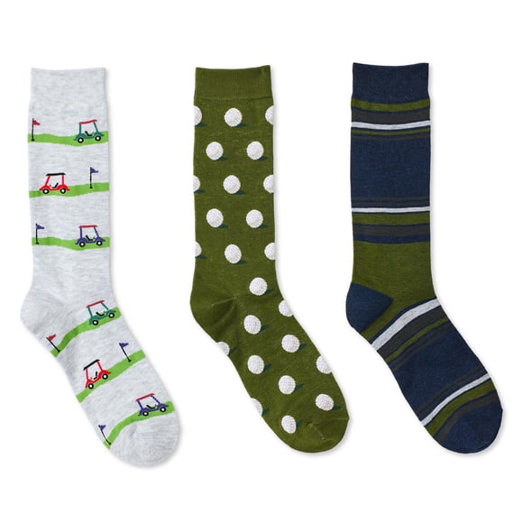 George Men's Crew Socks 3-Pack