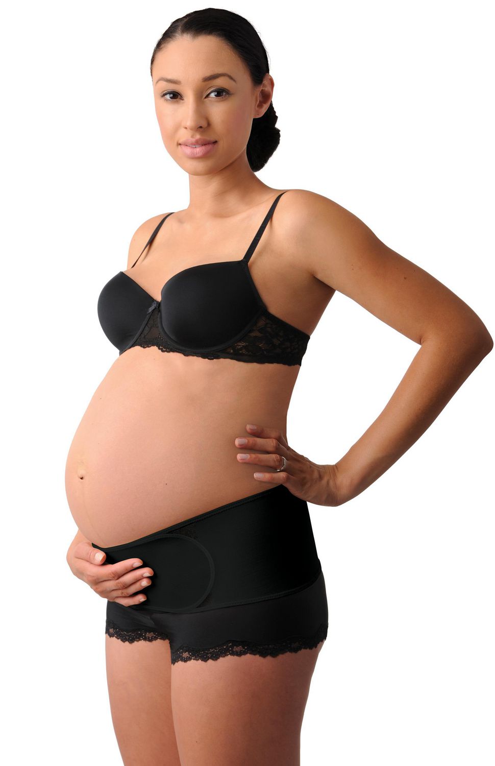 Belly & Back Support By Under Wrapz Black size Small Walmart Canada