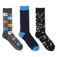 thumbnail image 1 of George Men's Crew Socks 3-Pack, 1 of 1