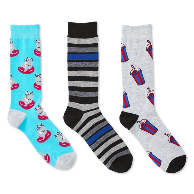 George Men's Crew Socks 3-Pack