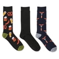 thumbnail image 1 of George Men's Crew Socks 3-Pack, 1 of 1