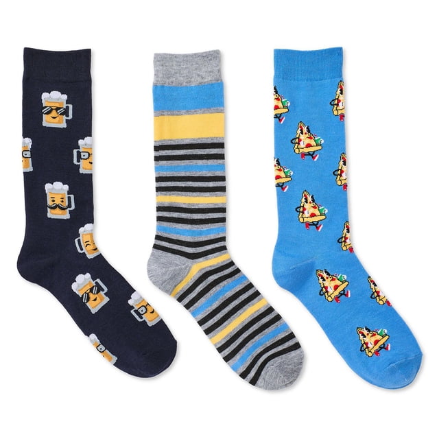 George Men's Crew Socks 3-Pack