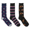 thumbnail image 1 of George Men's Crew Socks 3-Pack, 1 of 1